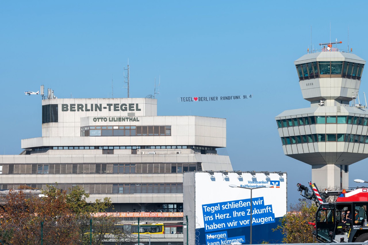 Zufahrt zum Flughafen TXL